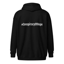 Load image into Gallery viewer, Conspiracy of Hope zip hoodie
