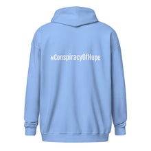 Load image into Gallery viewer, Conspiracy of Hope zip hoodie