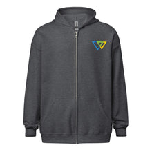 Load image into Gallery viewer, Conspiracy of Hope zip hoodie